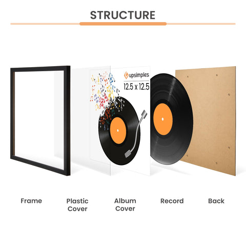 upsimples plexiglass non-reflective panel protects vinyl while keeping visuals vibrant