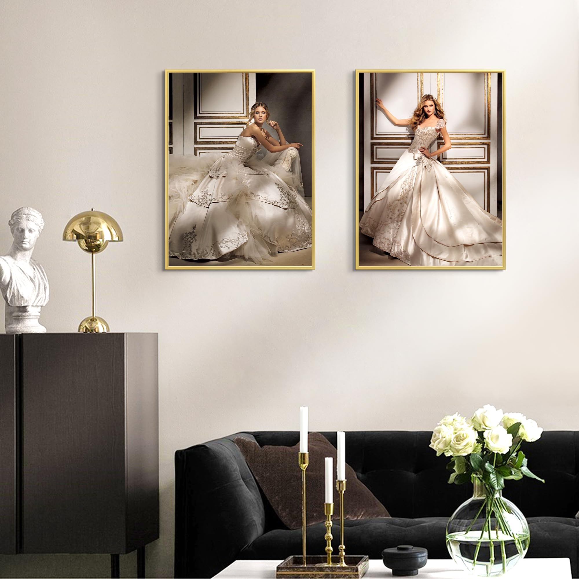Upsimples scratch-proof poster frame cover protects posters from scratches