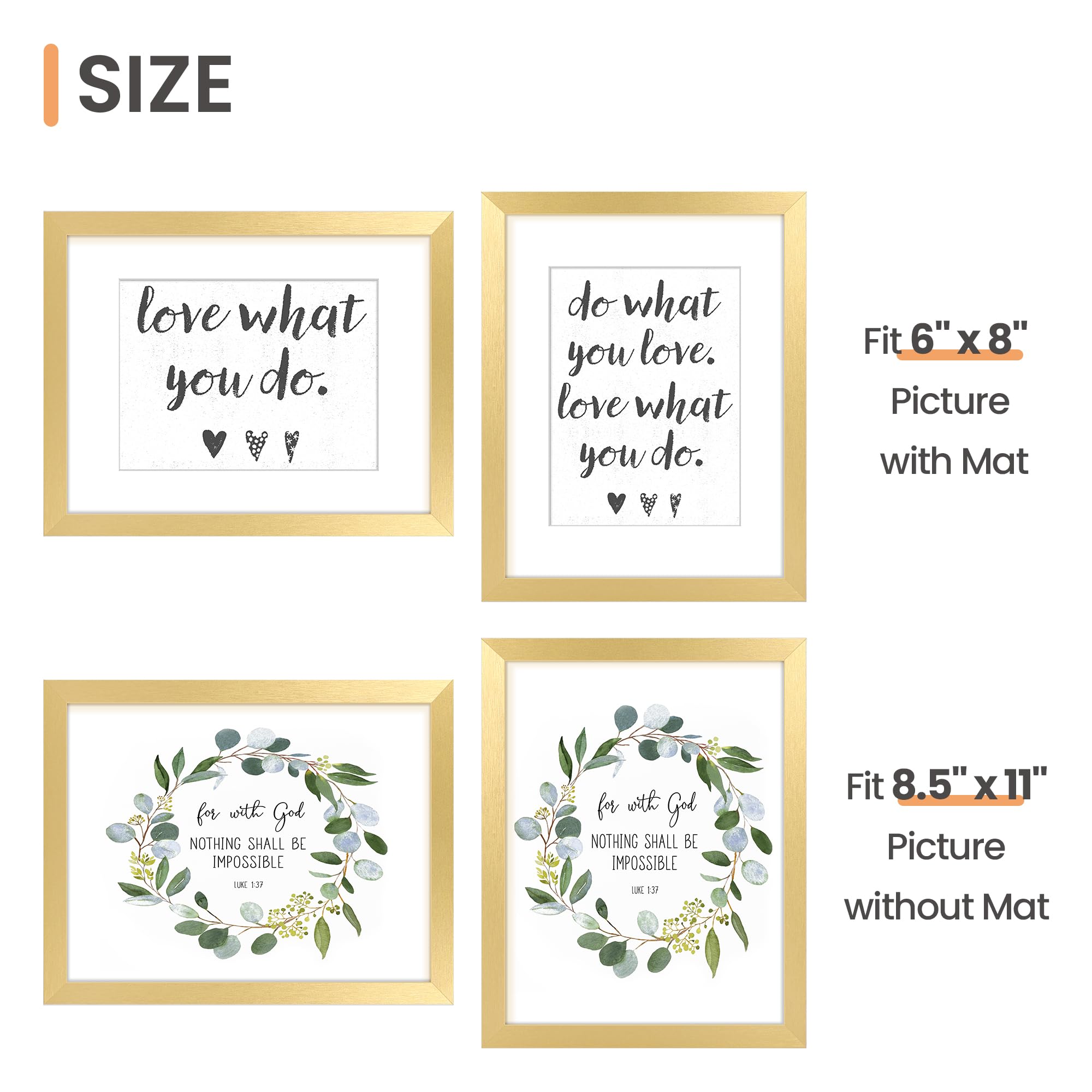 upsimples frame opens with spring-action for easy photo changes