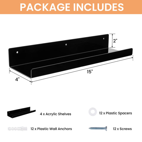 upsimples stylish black shelves suitable for multiple rooms and decor