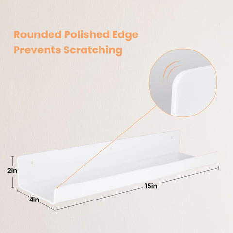 upsimples thick acrylic shelves durable for daily use