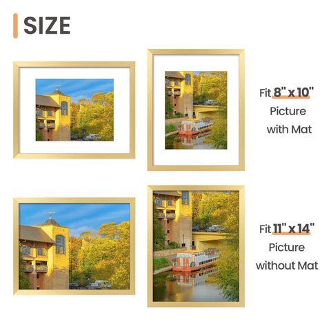 Upsimples wall gallery setup hangs horizontally or vertically with confidence