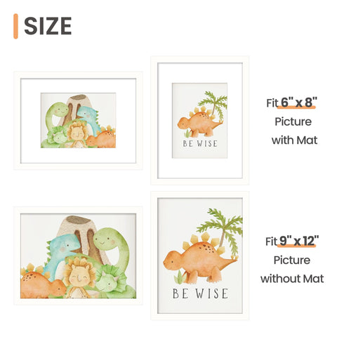 upsimples white frame set complements living rooms and offices.