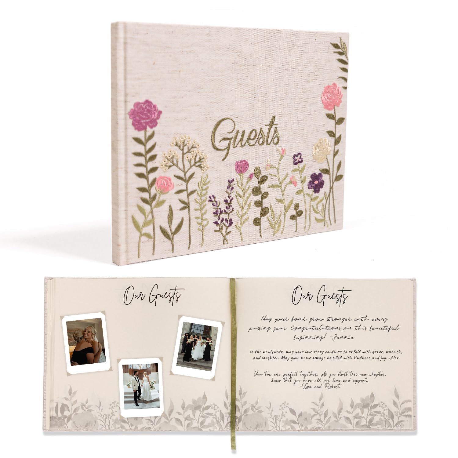 Upstart Decor versatile memory book for weddings and other occasions.