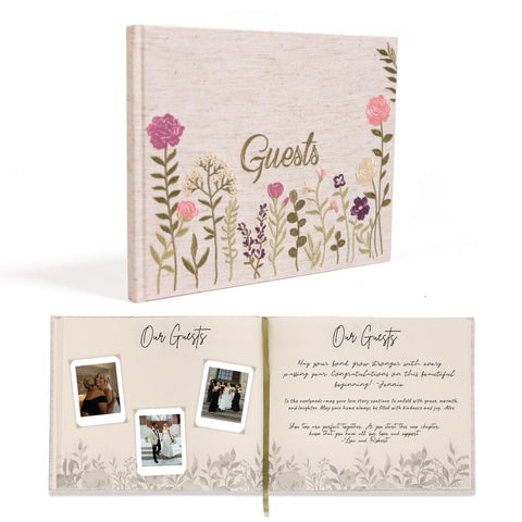 Upstart Decor versatile memory book for weddings and other occasions.
