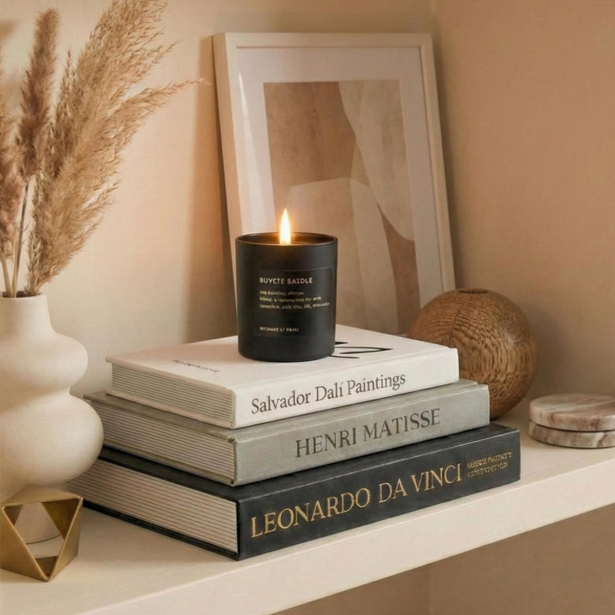 Upstart Decor Elegant Linen Set decorative books on a coffee table create a stylish focal point