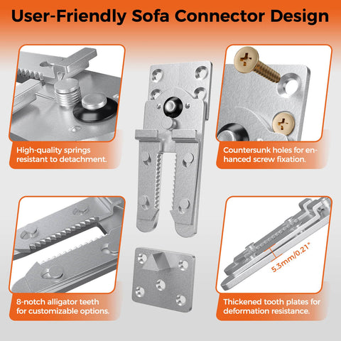 UPVONT thick metal plate feature reduces deformation during use.