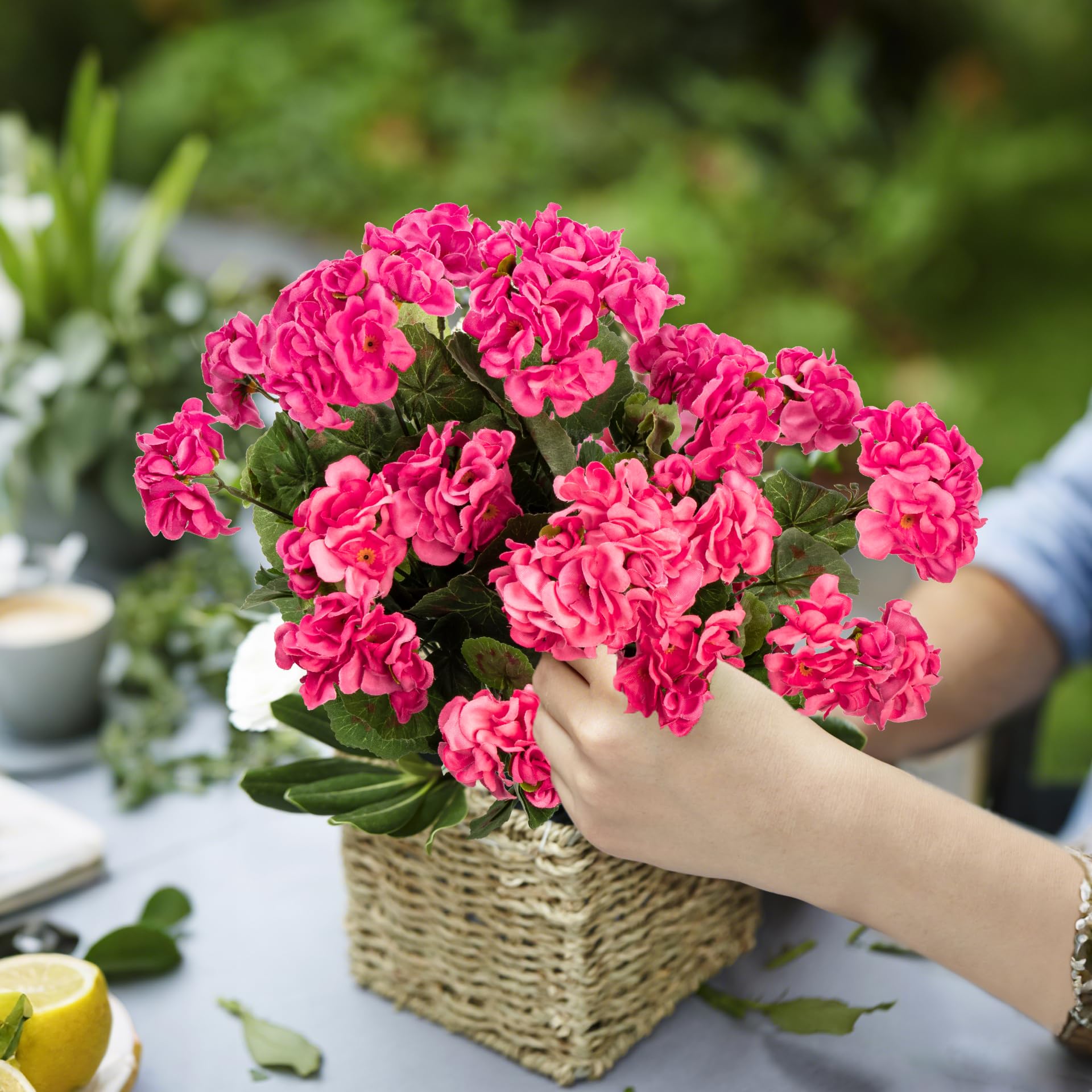 Uqueeten easy-care flowers require no watering or pruning.