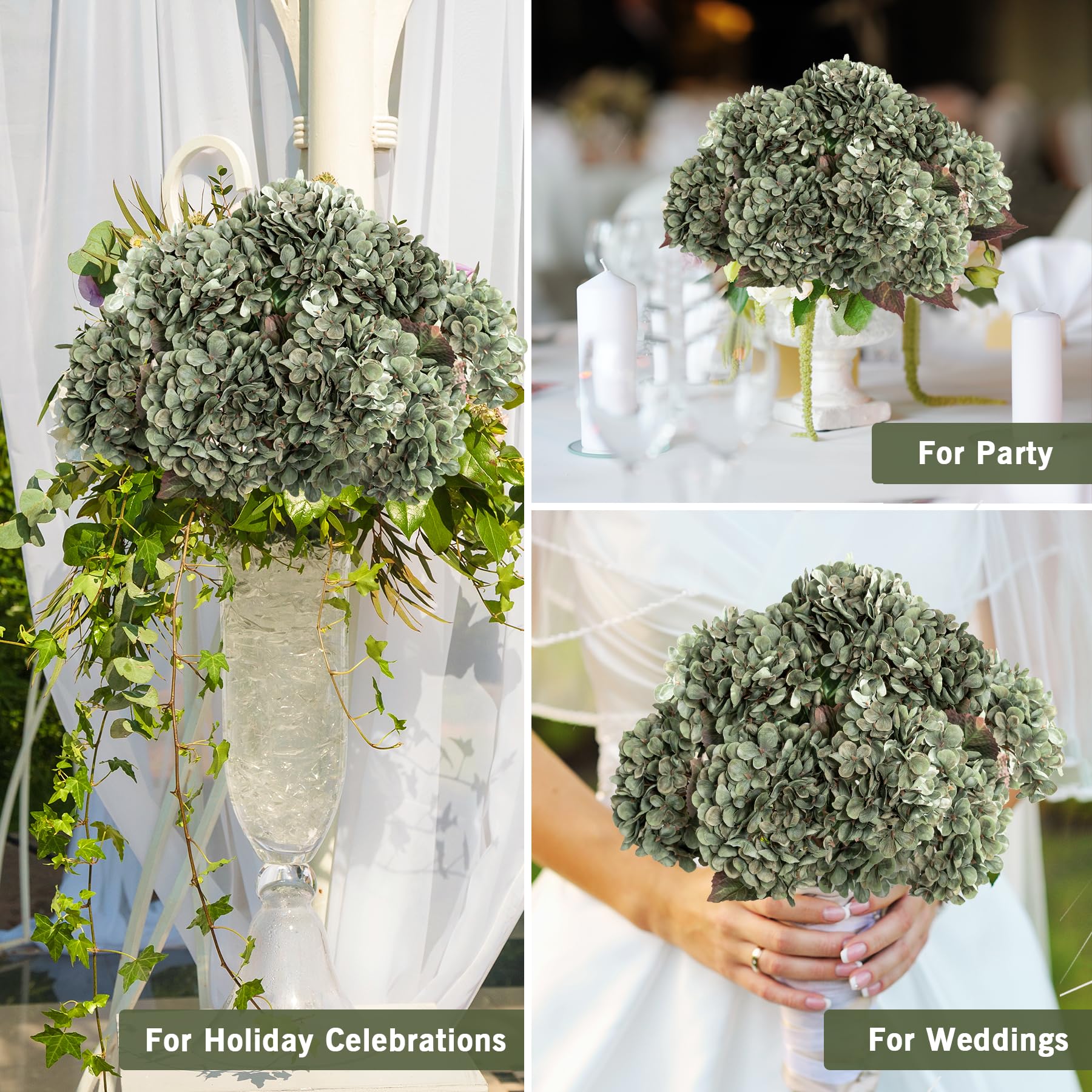 Uqueeten Hydrangea outdoor garden-display for seasonal decor.