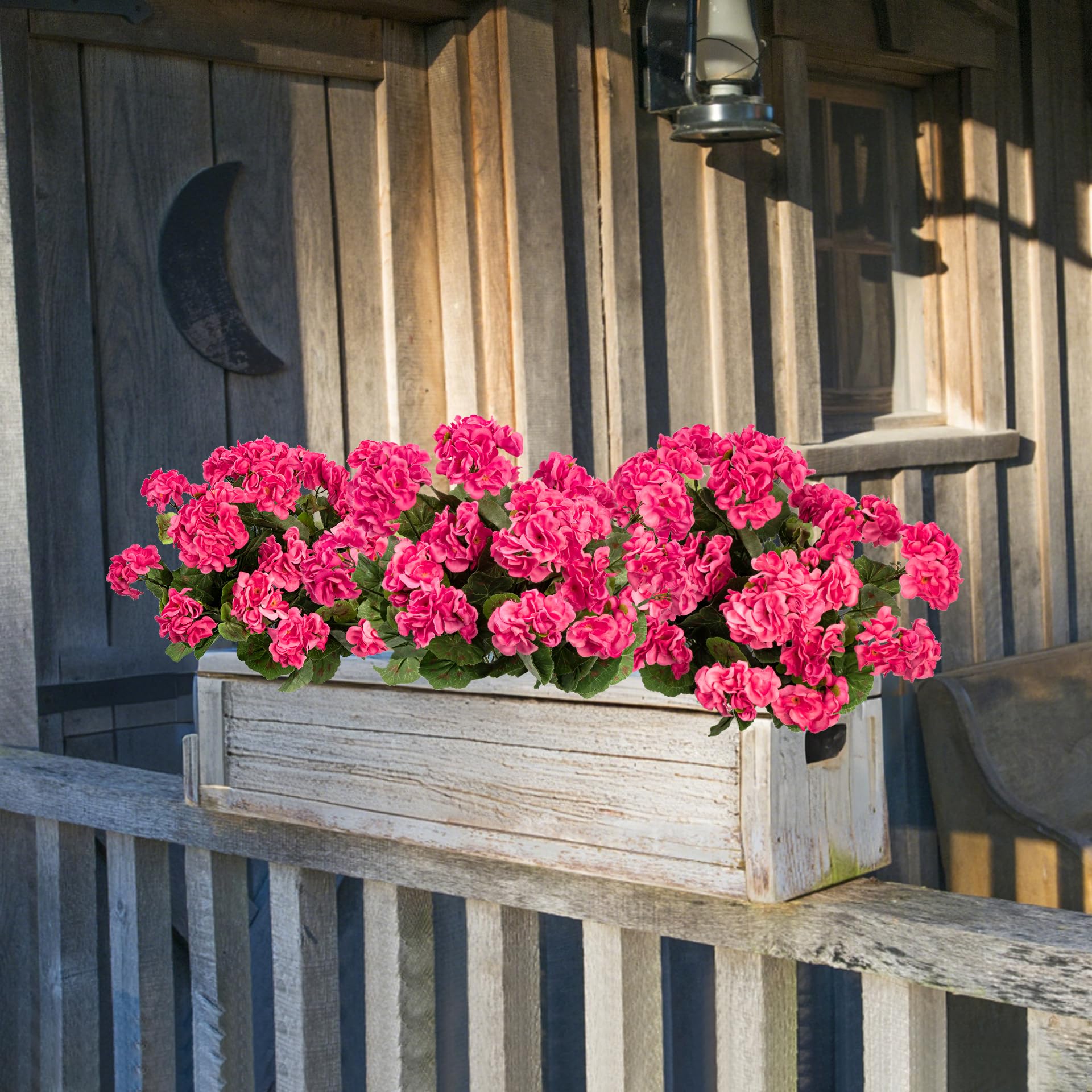Uqueeten silky texture geraniums feel soft to touch.