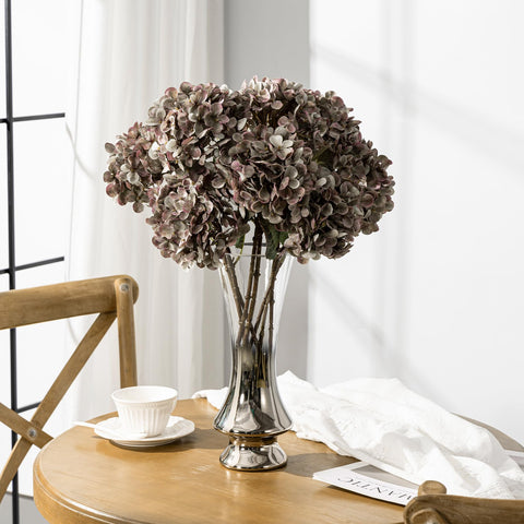 Uqueeten hydrangea bouquet full view shows large clusters for dramatic displays.
