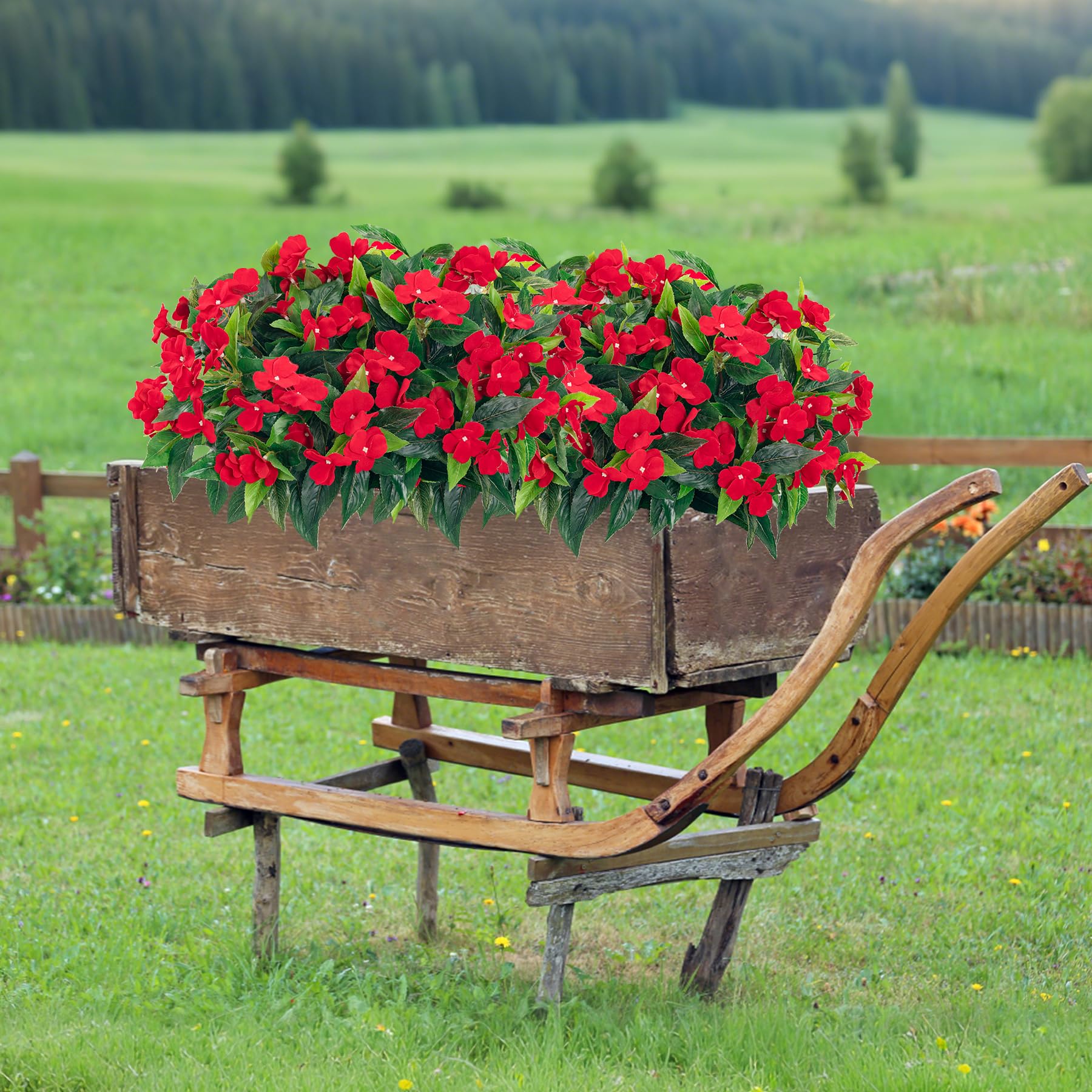Uqueeten vase-ready impatiens bouquet fits standard decor