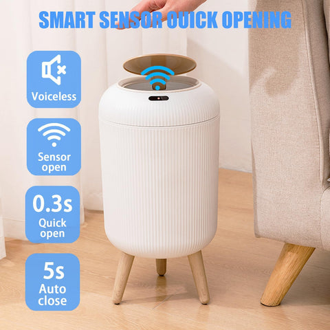 URALFA infrared sensor enables quick lid action for touchless waste disposal.