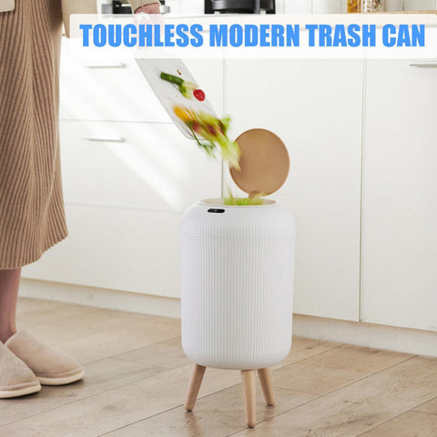 URALFA trash can with removable legs supports easy cleaning.