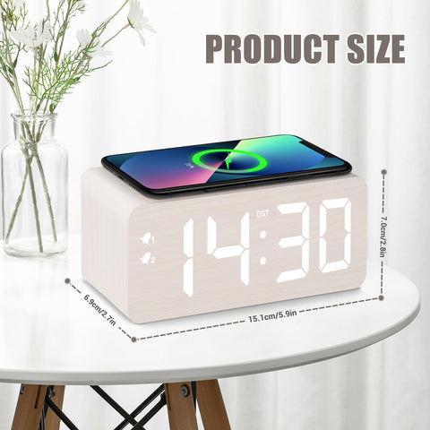 URAYCO warm wood finish complements bedroom decor