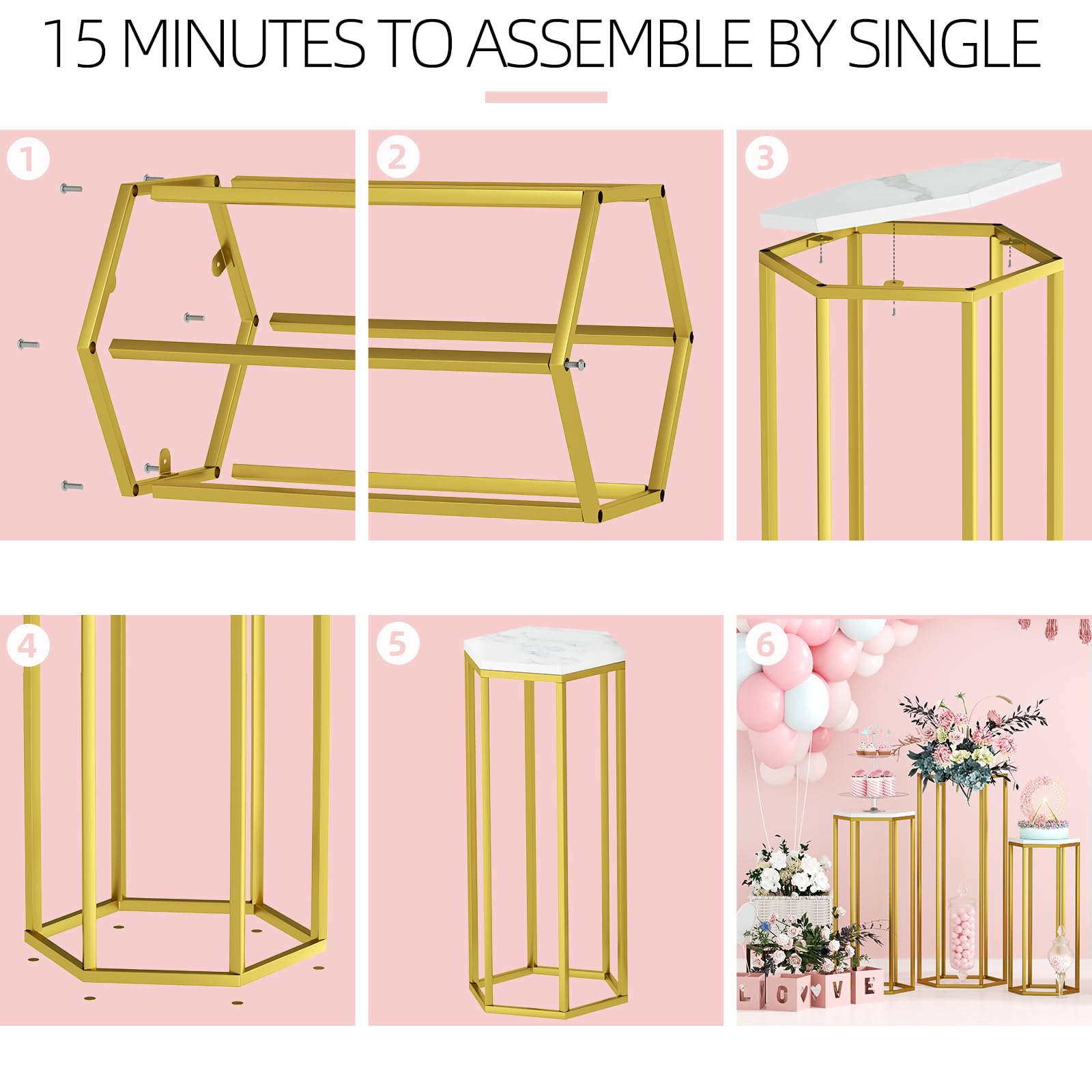 Urban Deco indoor-outdoor friendly stand resists rust for any venue