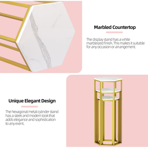 Urban Deco three-piece stand set saves space with stackable display options