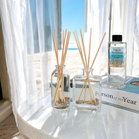Urban Naturals deluxe gift box diffuser set ready for gifting