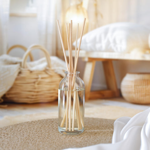 Urban Naturals Reed diffuser box showcases compact, stylish home fragrance.