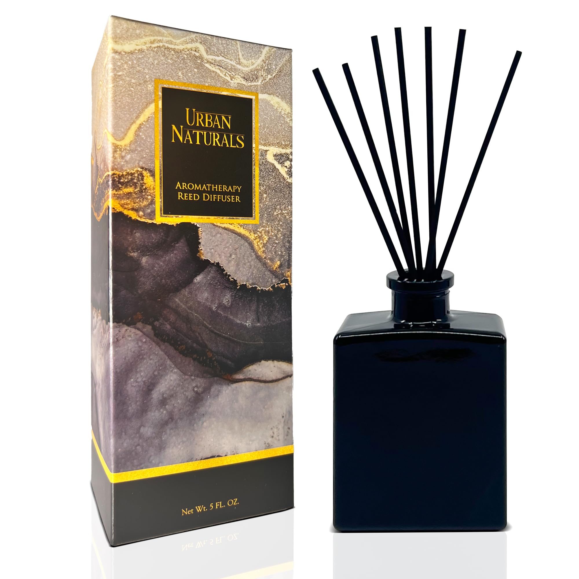 Urban Naturals smoked vanilla diffuser bottle adds warm ambiance to any room.