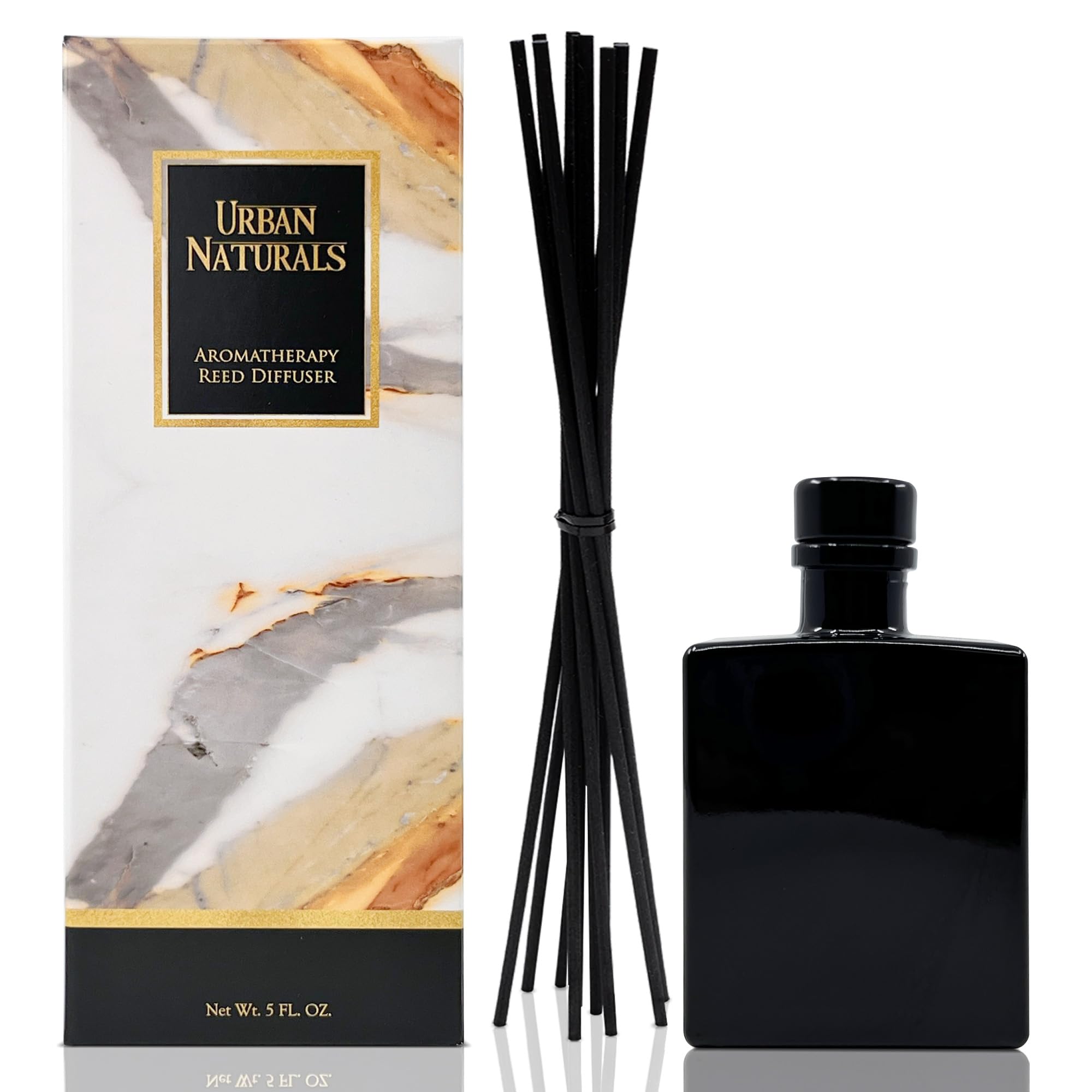 Urban Naturals vanilla bean reeds diffuse fragrance across the space.