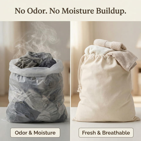 Urban Villa extra-large 28x36 size ideal for heavy laundry sessions.
