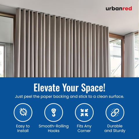UrbanRed smooth-surface installation on ceiling or wall