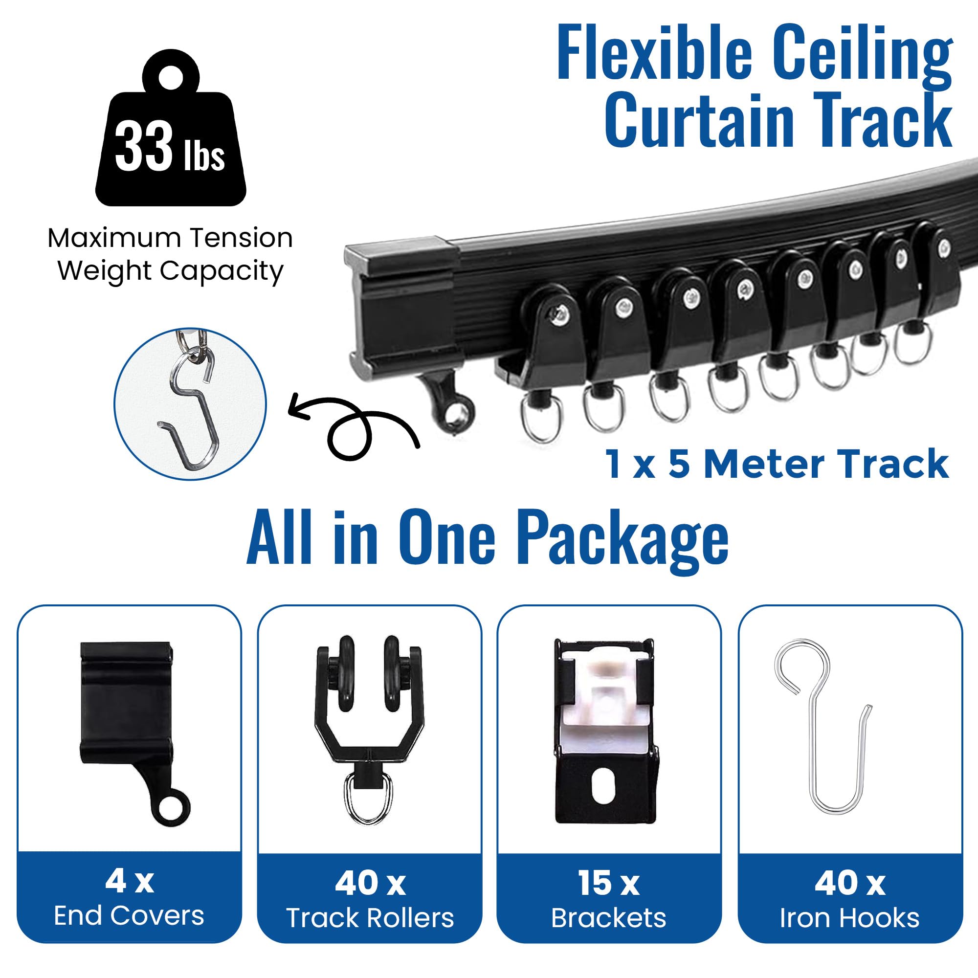 UrbanRed track length 164ft enables long spans for clean room division.
