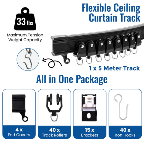 UrbanRed track length 164ft enables long spans for clean room division.