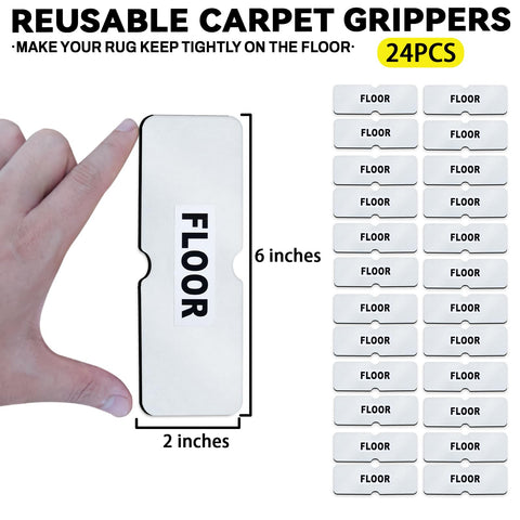 Urdar Brunnr rug grippers close-up shows strong dual-sided adhesive for edge grip