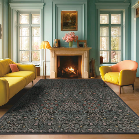 Urownmat floral botanical design showcasing Victorian-inspired artistry