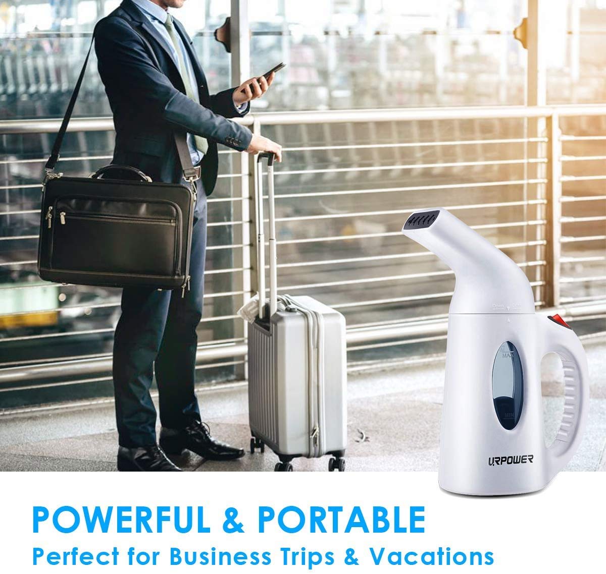 URPOWER 120V compatibility supports safe use abroad with transformer.
