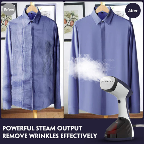 URPOWER steamer 8 ft power cord offers flexible room-to-room use.