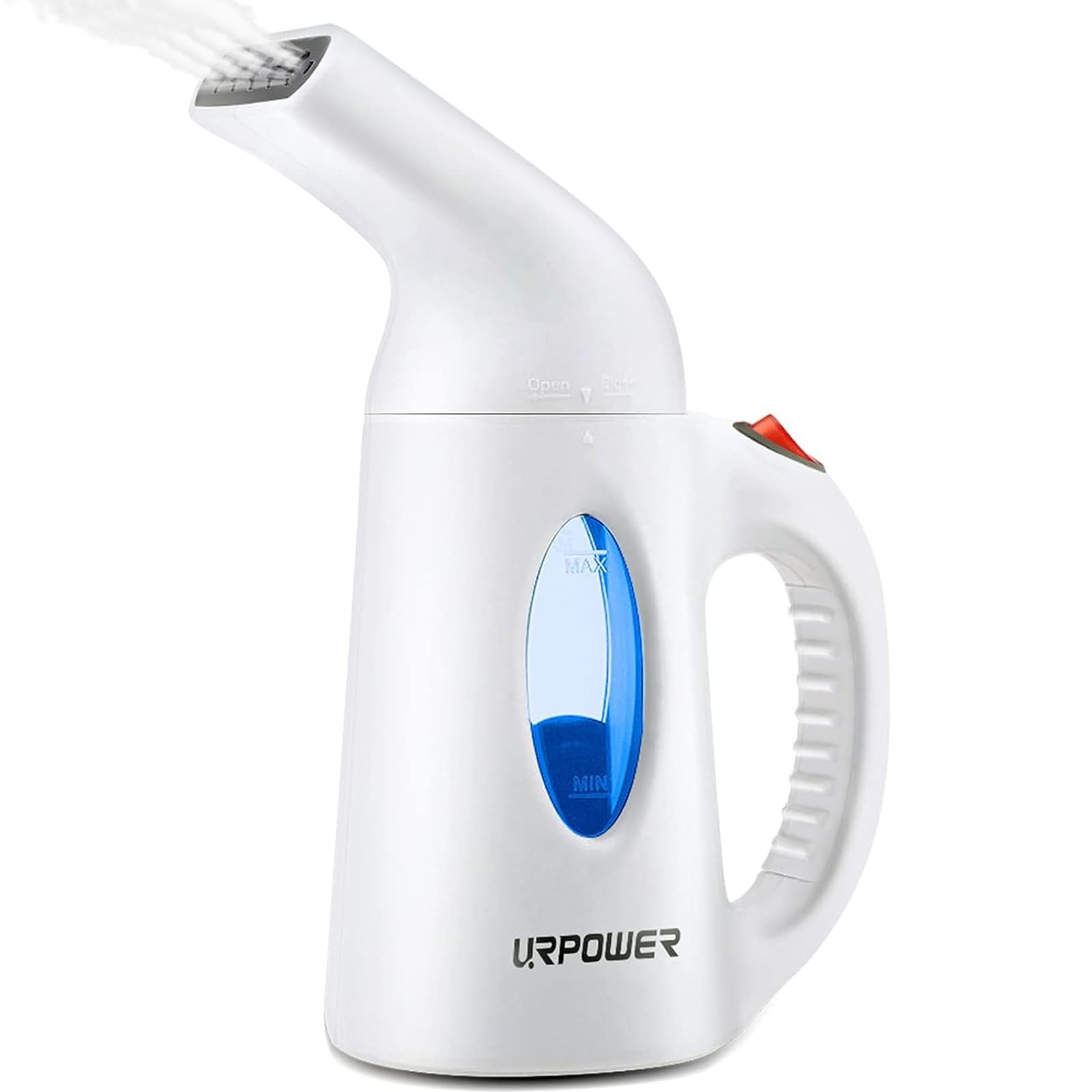 URPOWER garment steamer nozzle design delivers powerful, consistent steam to remove wrinkles.