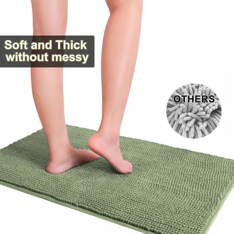 Urvoix non-slip rug with TP Rubber backing for secure grip on tiles.
