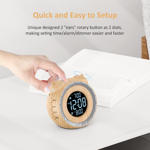 USCCE dual alarm settings illustrate separate morning schedules.
