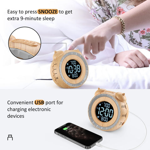 USCCE snooze function offers extra nine minutes.