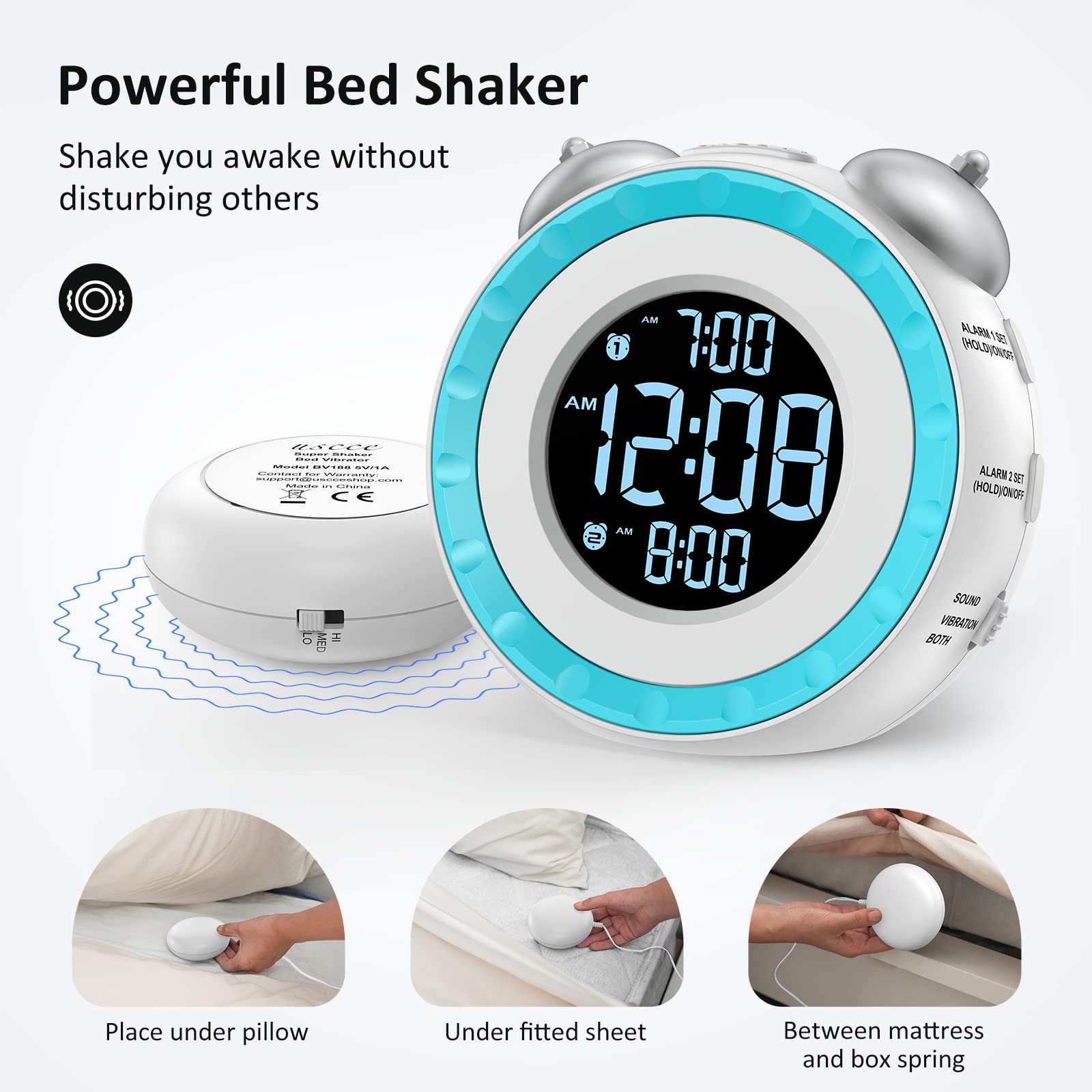 uscce brightness dimmer from 0 to 100% for comfortable nighttime visibility.
