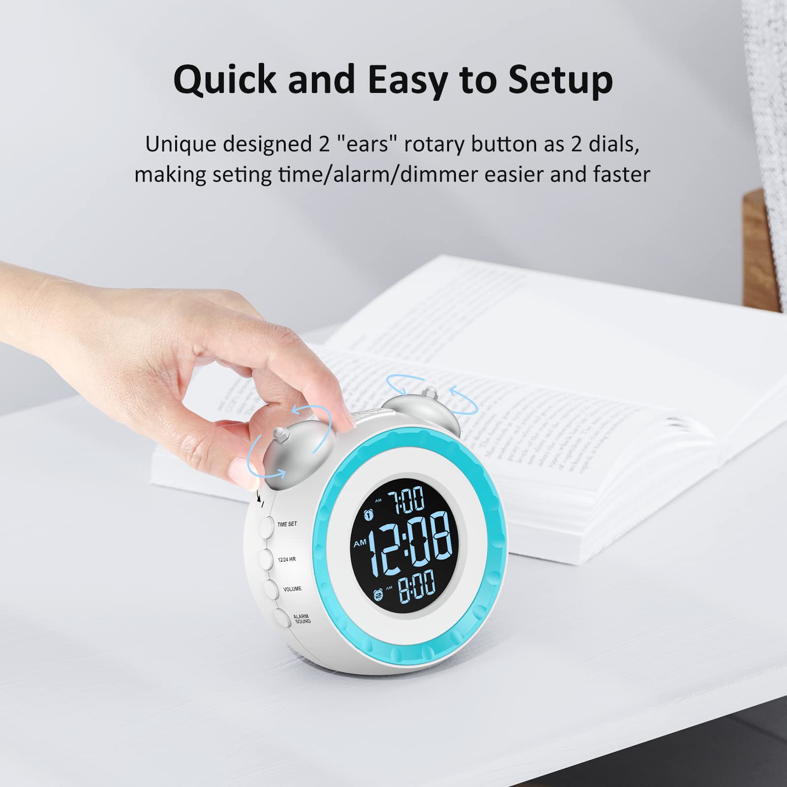 uscce USB charging port keeps phone ready overnight.