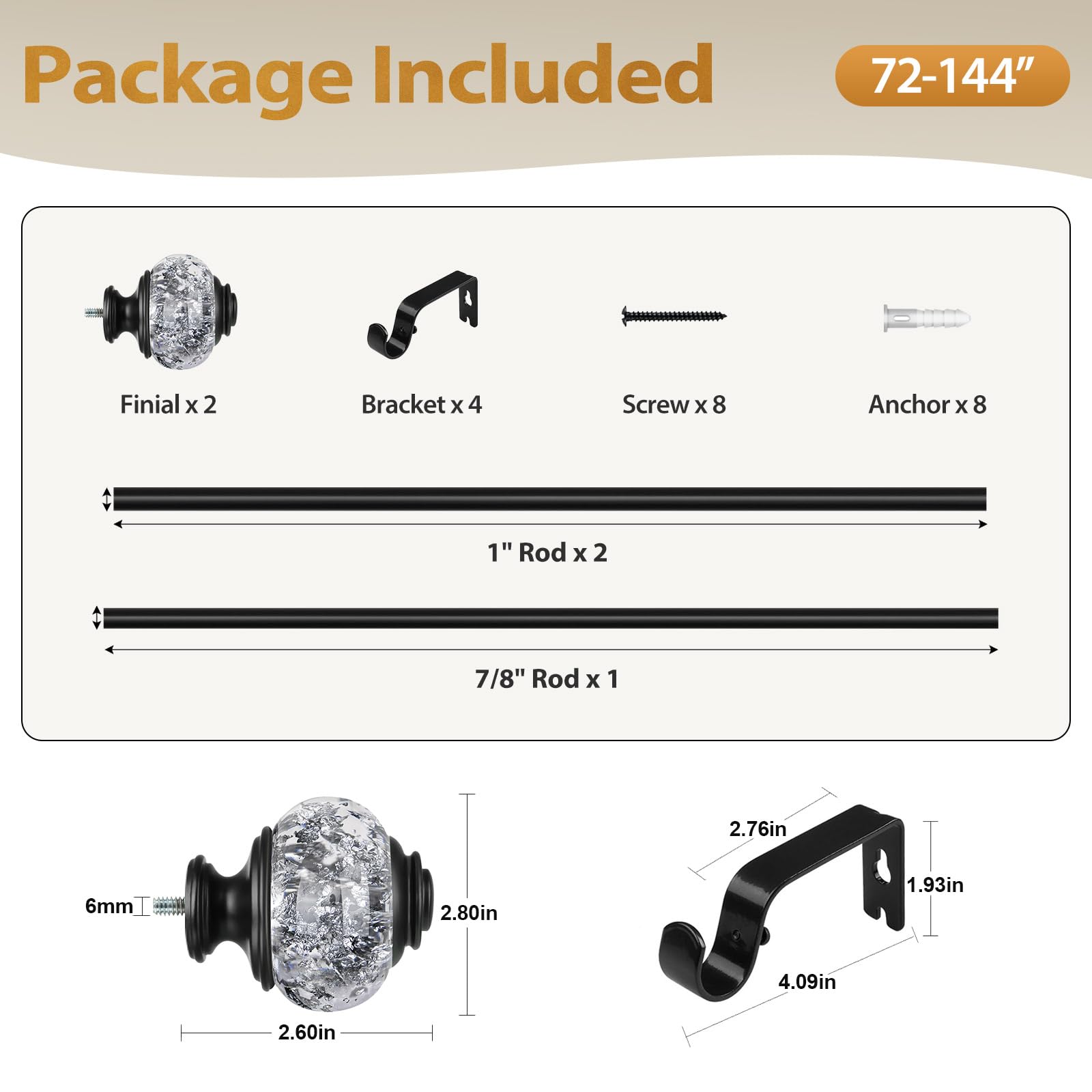 USFOOK easy-installation guide shows mounting in minutes