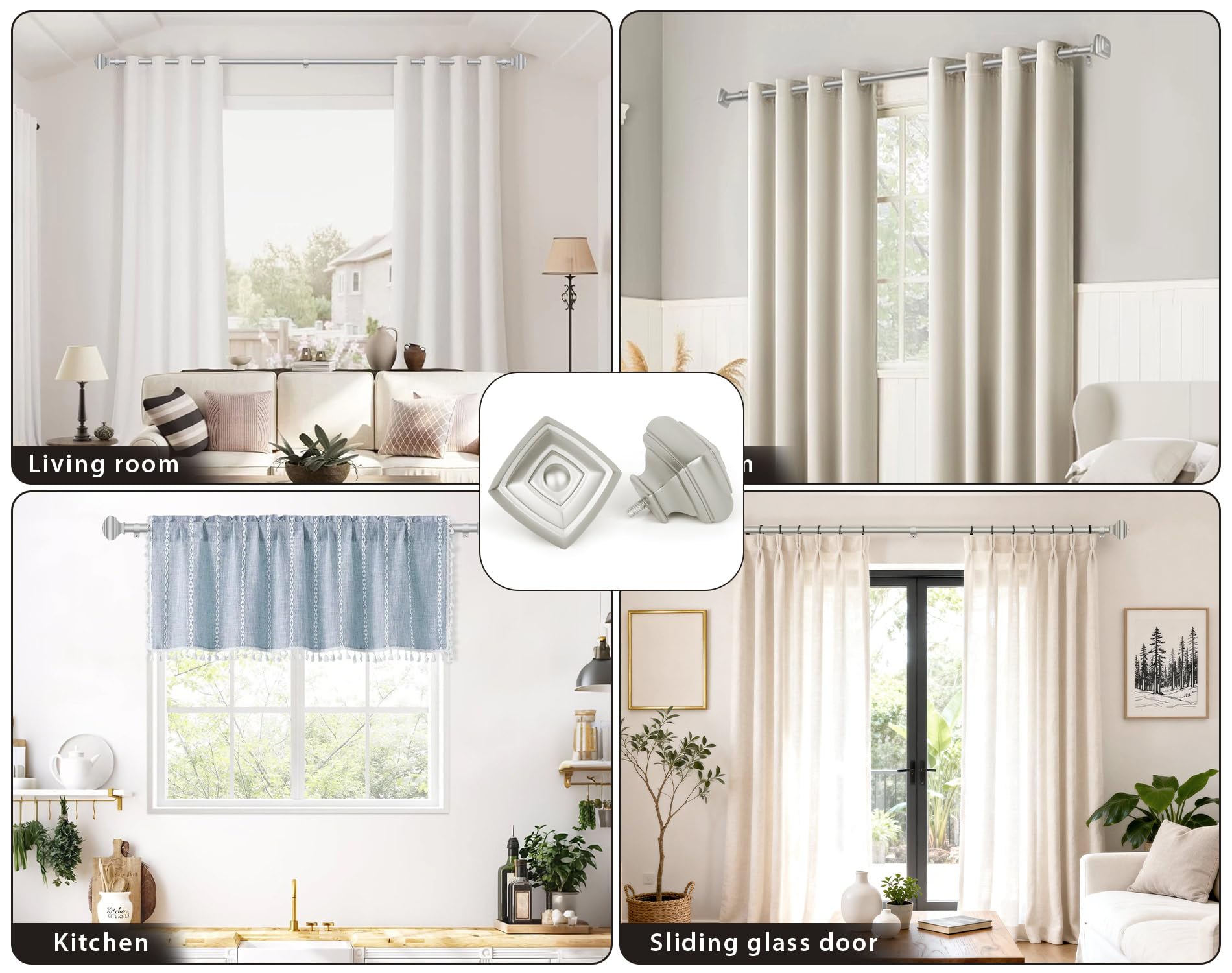 USFOOK quick-install system helps mount a window treatment in minutes.