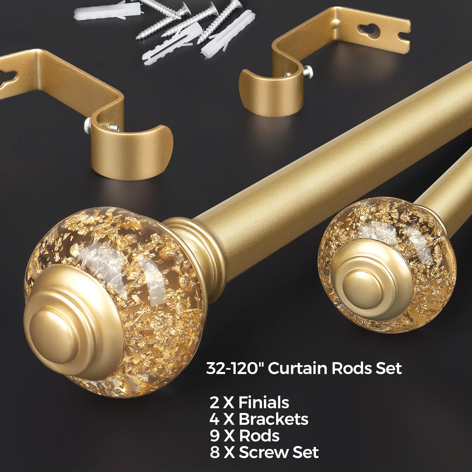 USFOOK included hardware enables quick secure installation.
