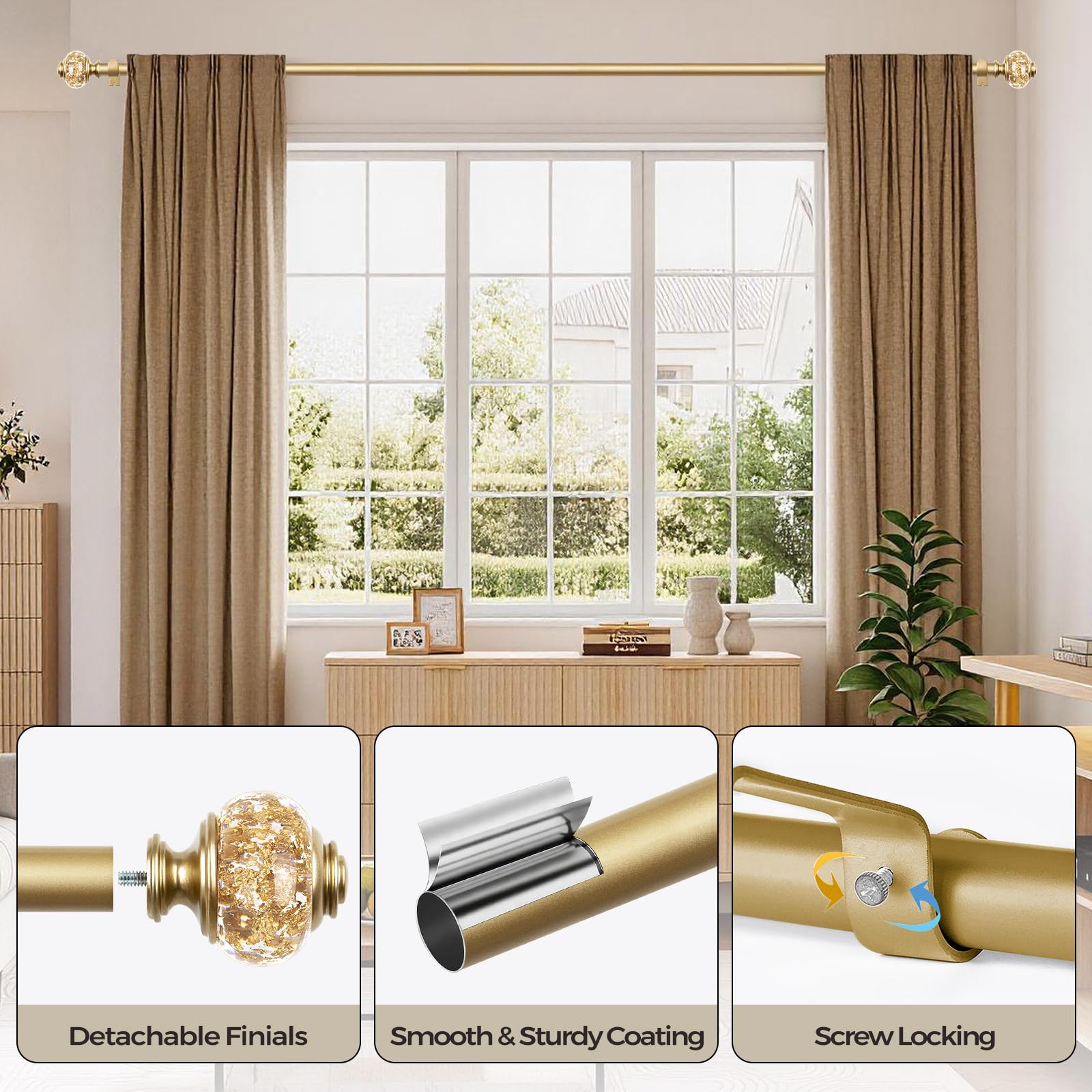 USFOOK 1-inch diameter offers strength with a slim profile.