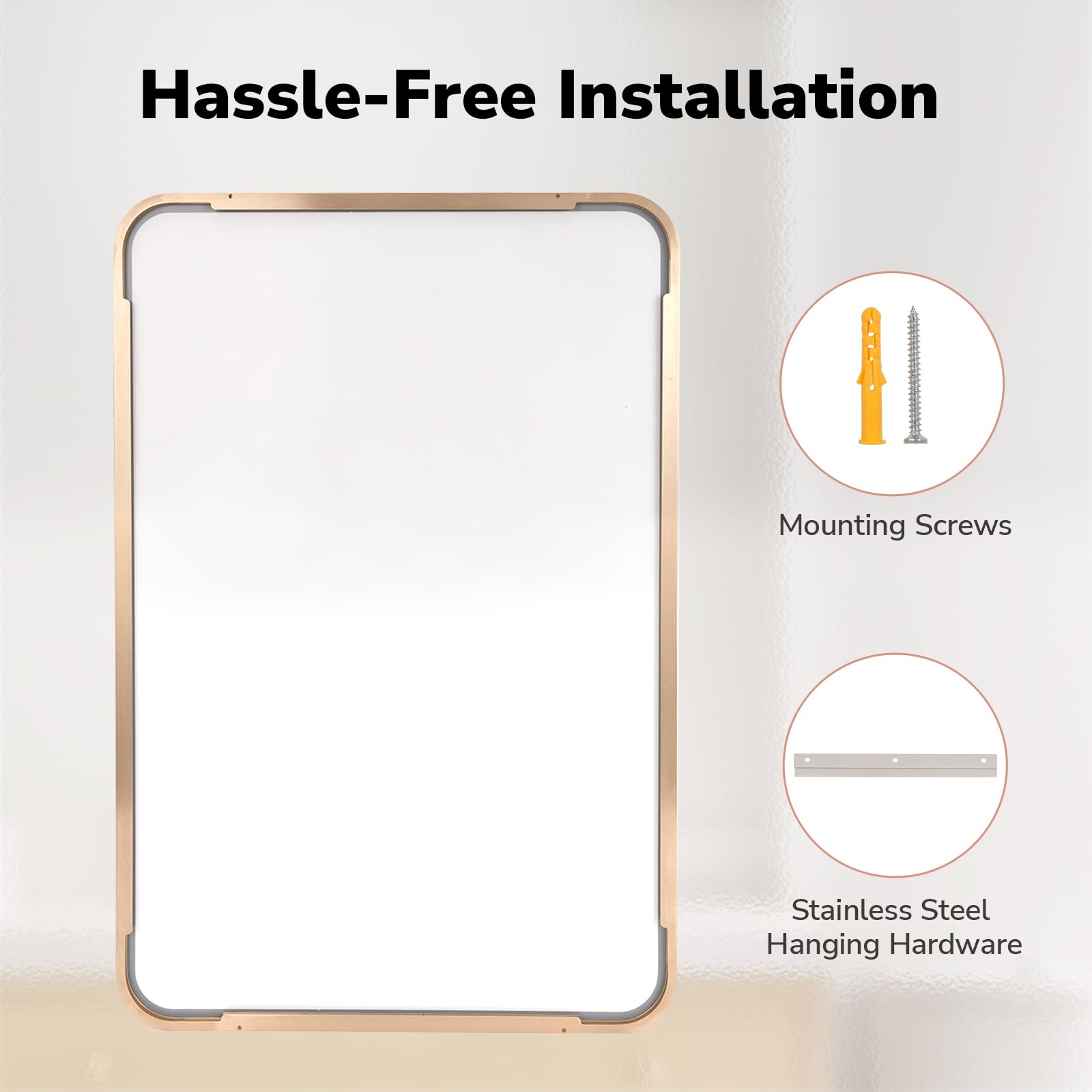 USHOWER vertical and horizontal mounting options for flexible setup.