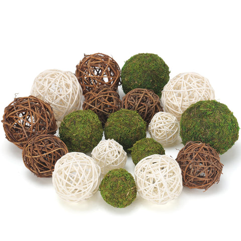 USMOLA green moss ball 3.5in for elegant centerpiece displays.