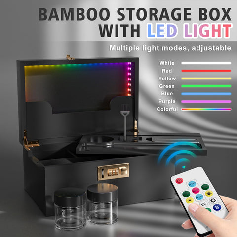 Usoway storage box with combination lock secures valuables