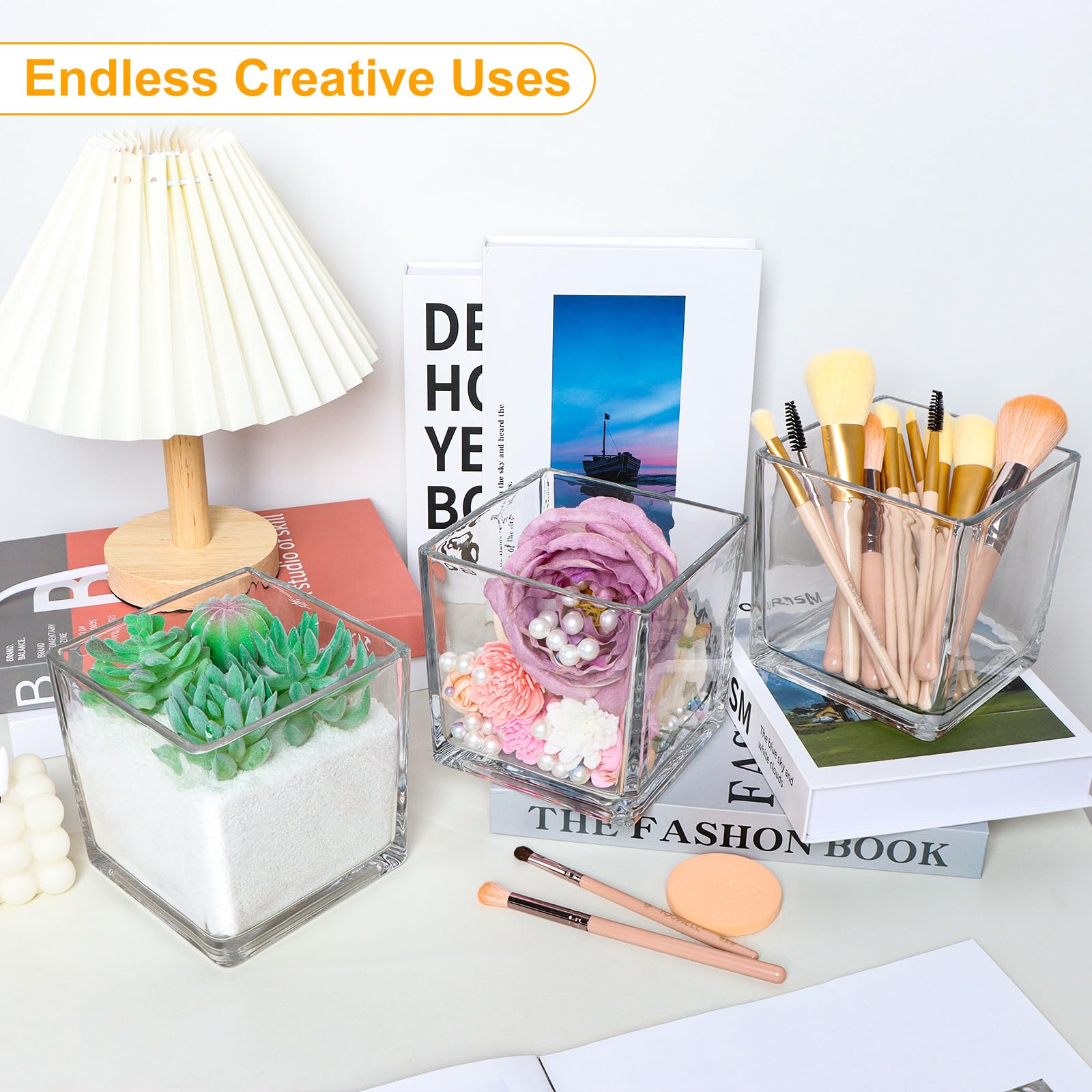 UrSpeedtekLive set of four vases enhances tabletops and shelves.