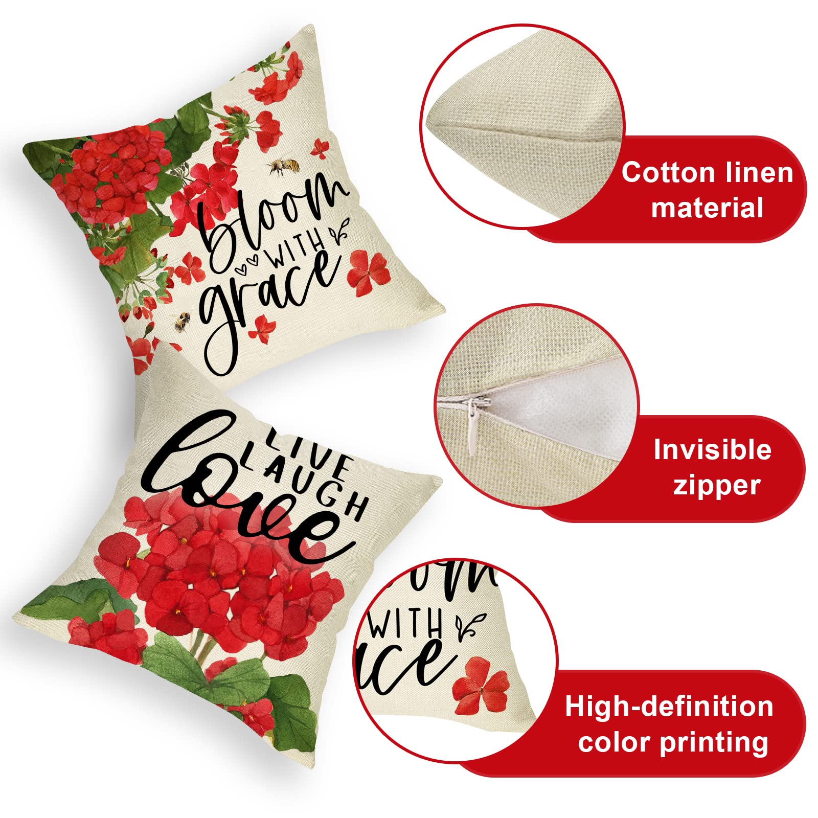 Ussap indoor outdoor pillow cover suitable for living rooms and patios
