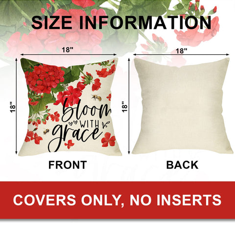Ussap sweet-home floral bloom pillow cover enhances spring vibes on couch