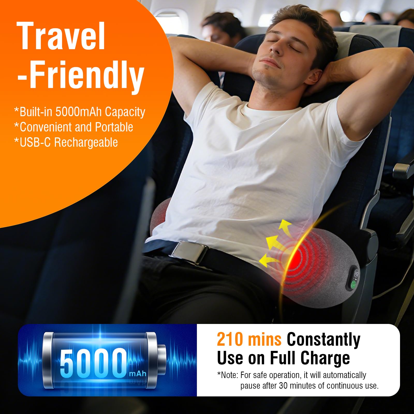 USUIE soft memory foam core distributes pressure evenly for comfort